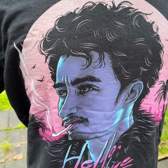 TeeFury Umbrella Academy Klaus T-Shirt - Picture 2 of 4